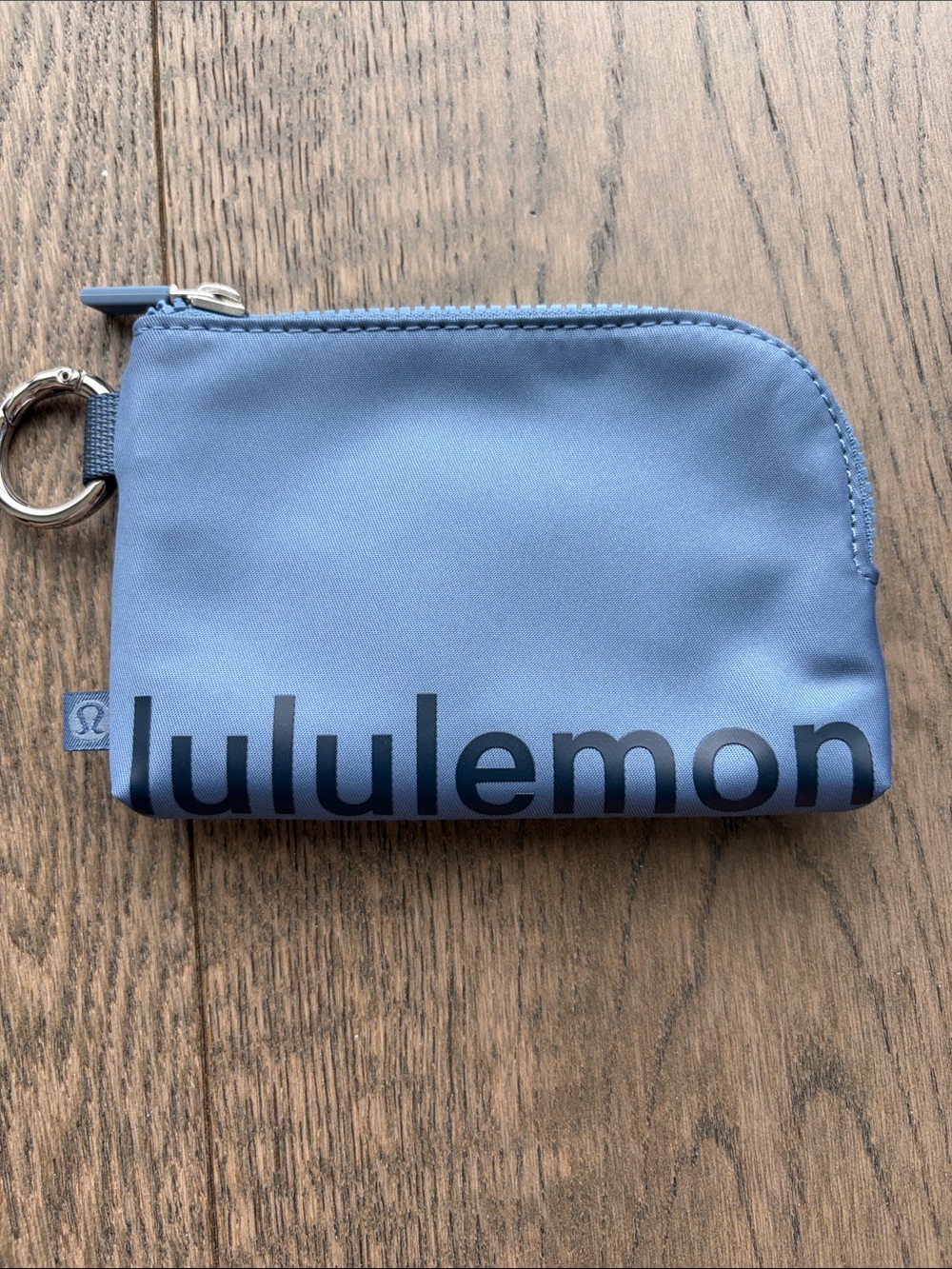lululemon athletica Small Zip Key Pouch in Slate Blue